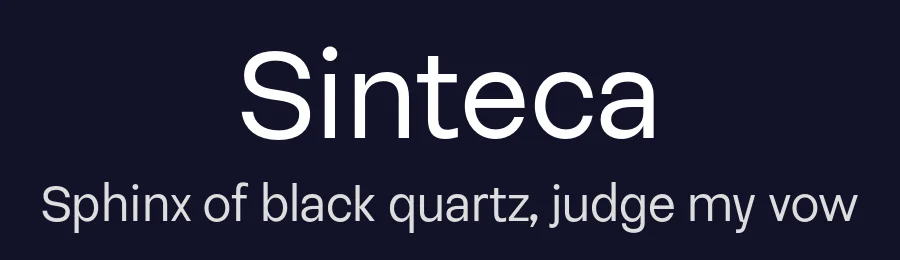 Sinteca by By Abdul Artega — Sans Serif Font — thumbnail 2