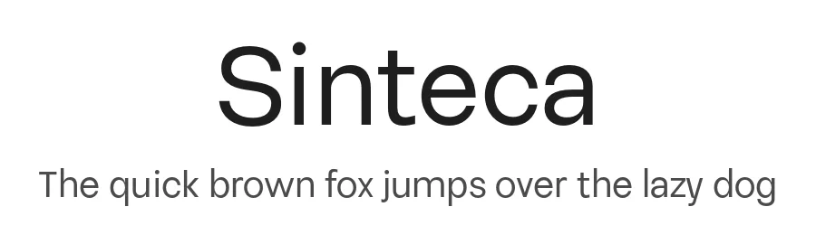 Sinteca by By Abdul Artega — Sans Serif Font