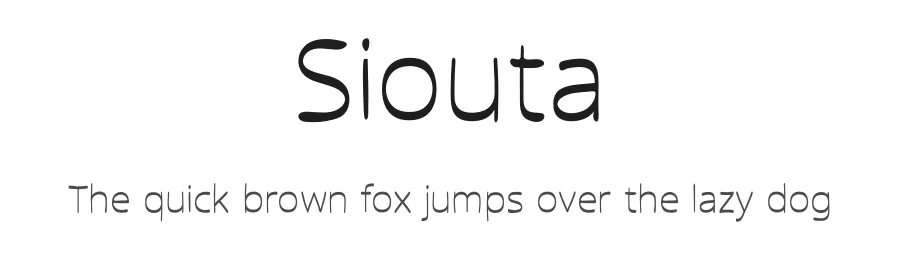 Siouta by Christos Lentzaris — Script Handwritten Font