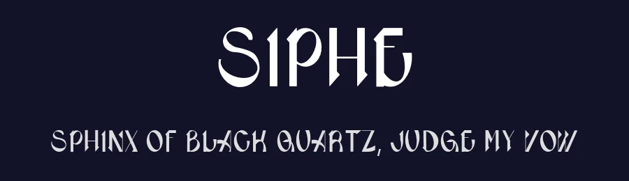 Siphe by Eve Perrin — Sans Serif Font — thumbnail 2