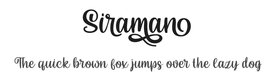 Siraman by Lettersweet — Script Handwritten Font