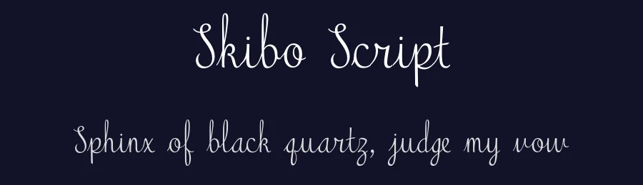 Skibo Script — Script Handwritten Font — thumbnail 2