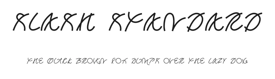 Slash Standard by Rory King — Script Handwritten Font