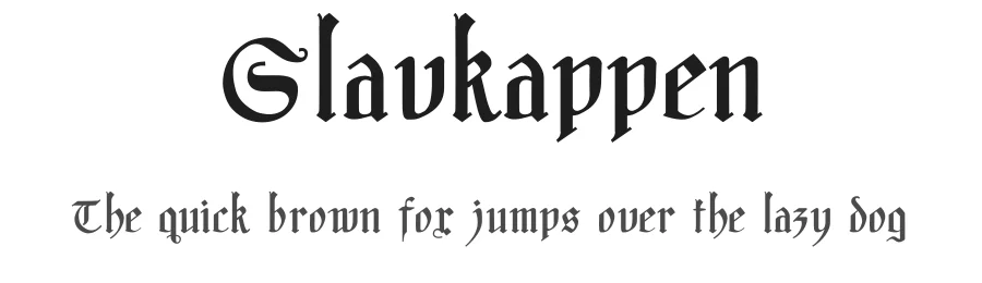 Slavkappen — Script Handwritten Font