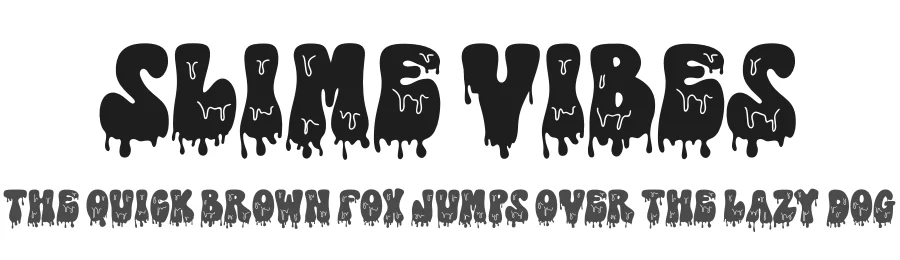 Slime Vibes by Jimtype Studio — Display Font