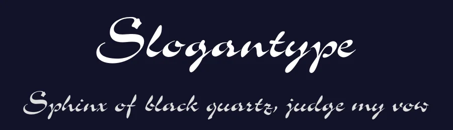 Slogantype — Script Handwritten Font — thumbnail 2