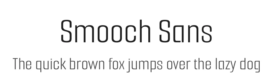 Smooch Sans by Robert E. Leuschke — Sans Serif Font