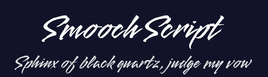 Smooch Script by Robert E. Leuschke — Script Handwritten Font — thumbnail 2