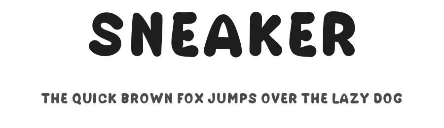 Sneaker by MJType (Muhamad Junaid) www.mjtype.com — Script Handwritten Font