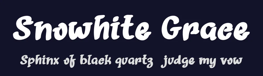 Snowhite Grace — Script Handwritten Font — thumbnail 2