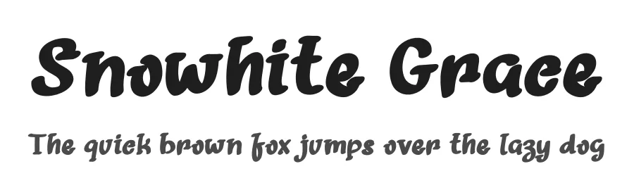 Snowhite Grace — Script Handwritten Font