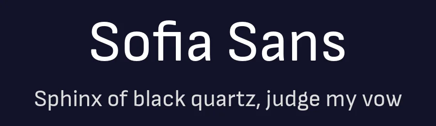 Sofia Sans by Botio Nikoltchev, Ani Petrova — Sans Serif Font — thumbnail 2