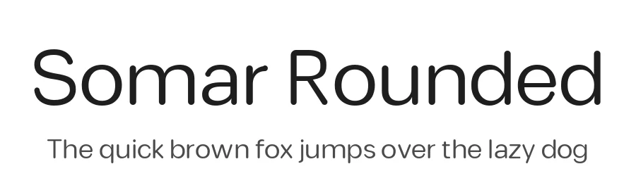 Somar Rounded by Baianat — Sans Serif Font