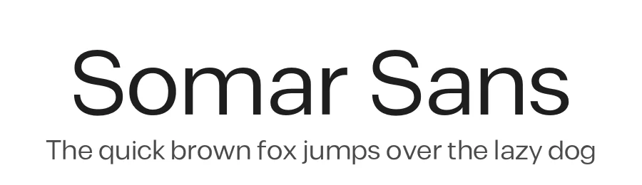 Somar Sans by Baianat — Sans Serif Font