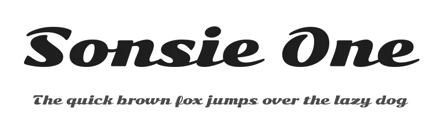 Sonsie One by Riccardo De Franceschi β Script Handwritten Font