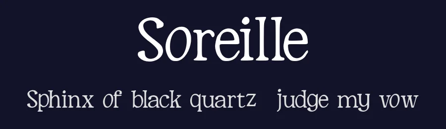 Soreille by Ilyas Yasin — Serif Font — thumbnail 2