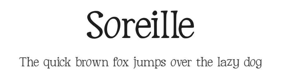 Soreille by Ilyas Yasin — Serif Font