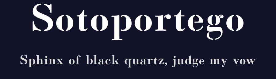 Sotoportego by Ben Byram-Wigfield — Serif Font — thumbnail 2