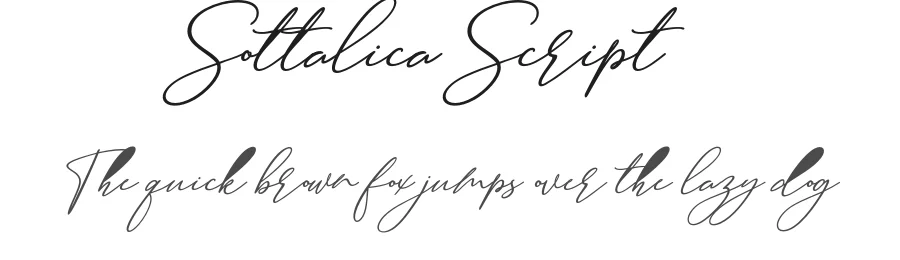 Sottalica Script by Munawir — Script Handwritten Font