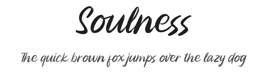Soulness by Dida Ahluddin — Script Handwritten Font