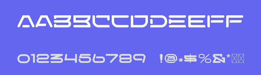 Space Gome by Ahmad Muslimin — Display Font — thumbnail 3