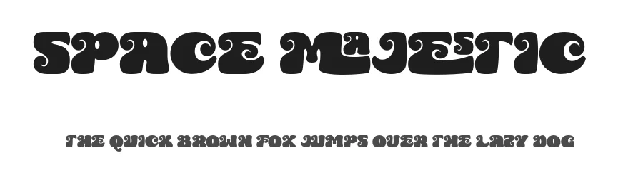 Space Majestic by Dida Ahluddin — Display Font