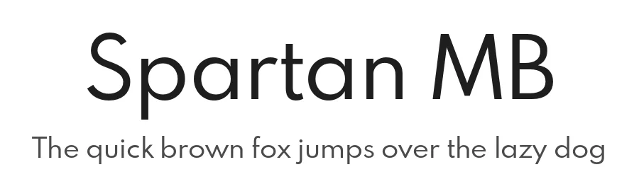 Spartan MB by Matt Bailey — Sans Serif Font