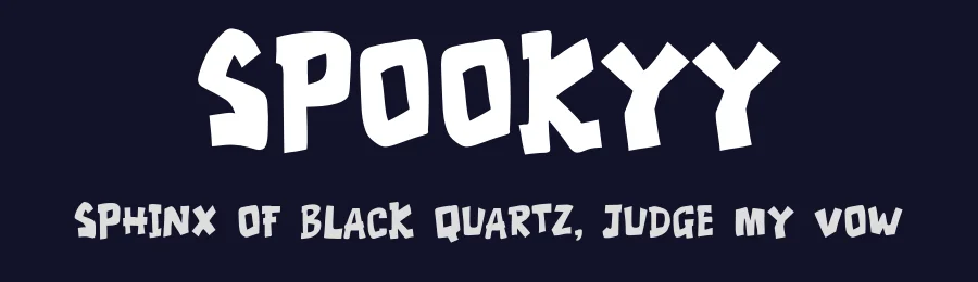 Spookyy — Script Handwritten Font — thumbnail 2
