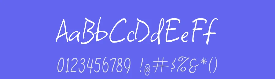 Square Peg by Robert E. Leuschke — Script Handwritten Font — thumbnail 3