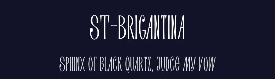 ST-Brigantina by Alexander "STAN" Shimanov — Serif Font — thumbnail 2