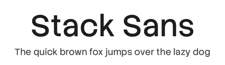 Stack Sans