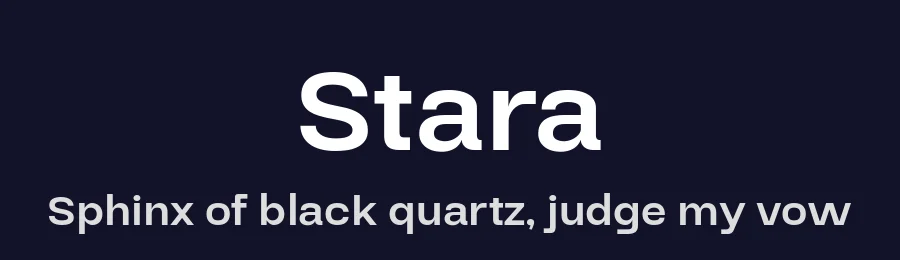 Stara by By Abdul Artega — Sans Serif Font — thumbnail 2