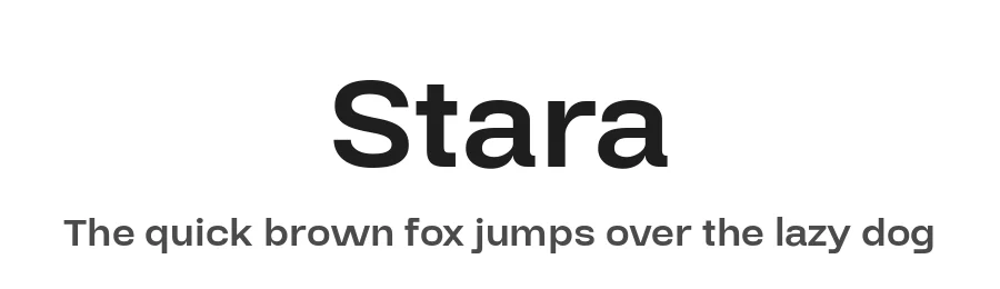 Stara by By Abdul Artega — Sans Serif Font