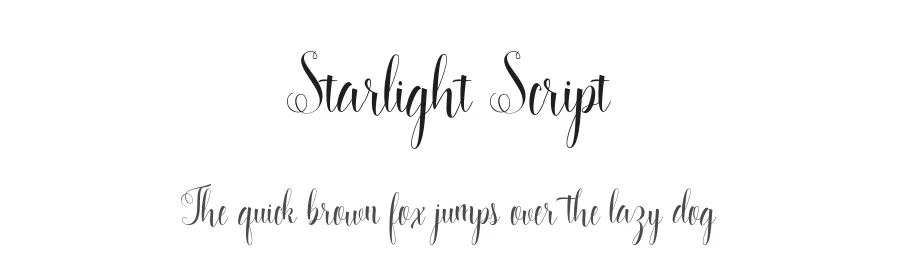 Starlight Script by Stripes Studio — Script Handwritten Font