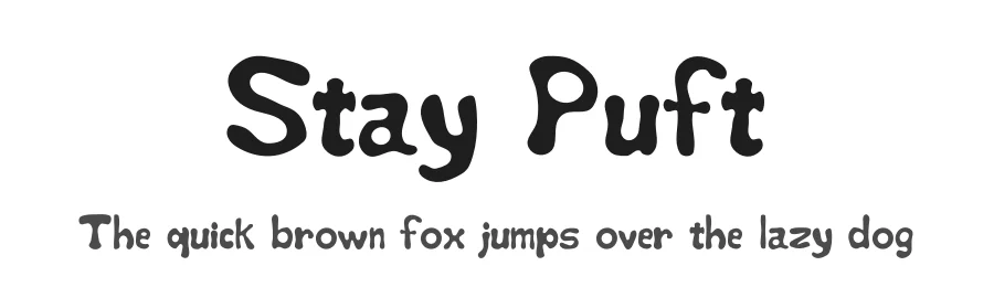 Stay Puft by John Stracke — Script Handwritten Font