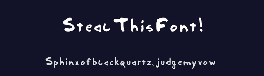 Steal This Font! by Mateo Jurin — Script Handwritten Font — thumbnail 2