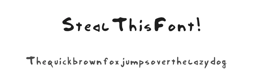 Steal This Font! by Mateo Jurin — Script Handwritten Font
