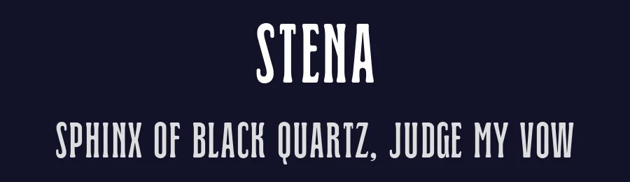 Stena by George Triantafyllakos — Serif Font — thumbnail 2