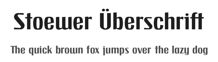 Stoewer Überschrift