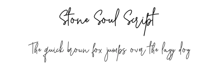 Stone Soul Script by besttypeco — Script Handwritten Font
