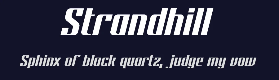 Strandhill by Pavels Lavrinovics — Sans Serif Font — thumbnail 2