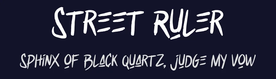 Street Ruler by Sahirul — Script Handwritten Font — thumbnail 2
