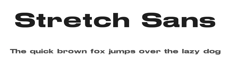 Stretch Sans by riljs β Display Font