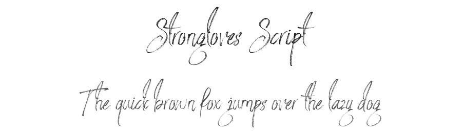 Strongloves Script by Ferry Hadriyan (fey design) — Script Handwritten Font