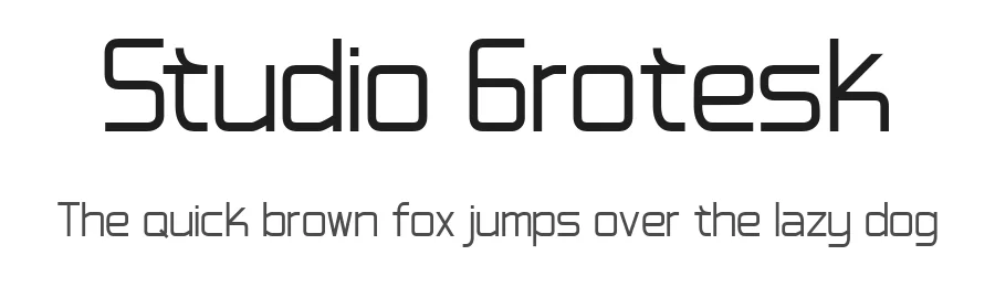 Studio Grotesk by Khairil Anwar β Sans Serif Font