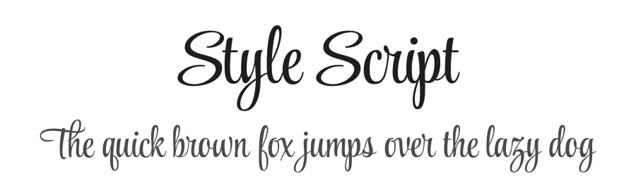 Style Script by Robert E. Leuschke — Script Handwritten Font