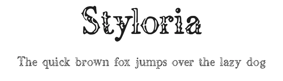 Styloria by Ilyas Yasin — Serif Font