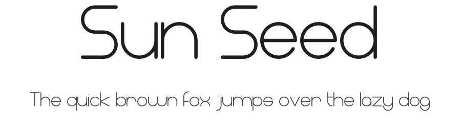Sun Seed by Burak Mescioğlu https://www.behance.net/burakmescioglu — Sans Serif Font