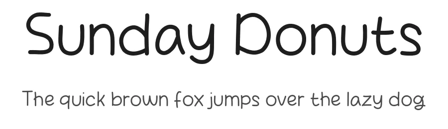 Sunday Donuts by Khurasan β Script Handwritten Font
