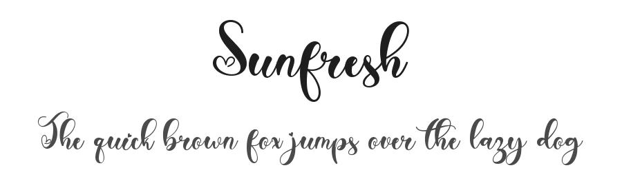 Sunfresh by Selvia Design 2022 (Selvia Cahya Kusuma Devi) — Script Handwritten Font